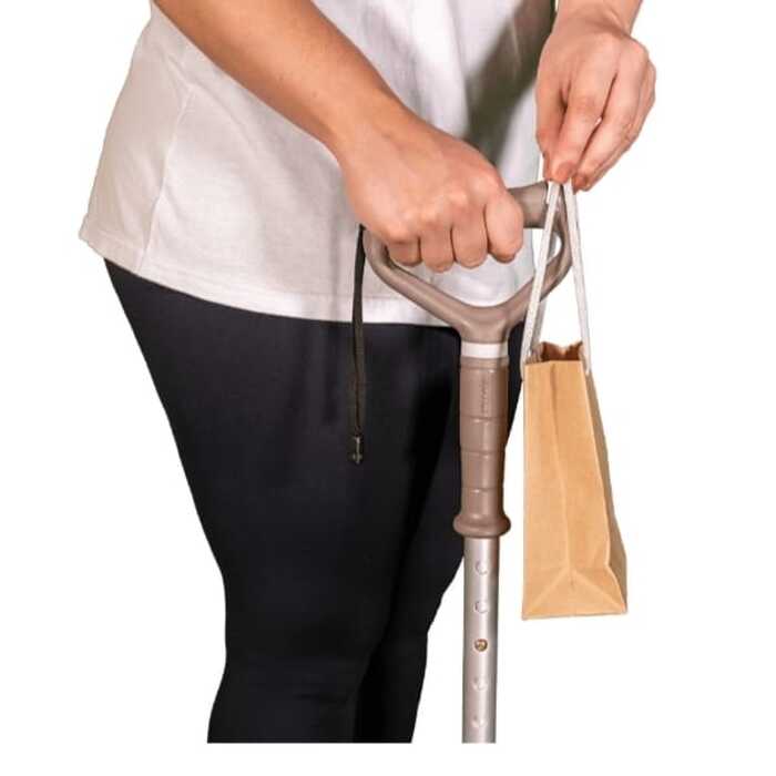 Bengala Fixa Com Apoio (Marrom) - Mercur 