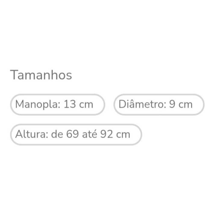 Bengala Tipo T (Grafite) - Hidrolight 