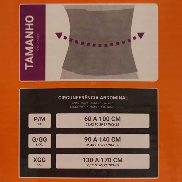 Faixa Elástica Para Colostomia (4 Painéis) - Hidrolight 