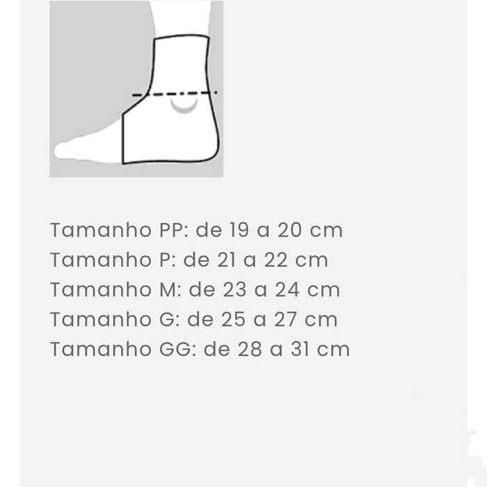 Tornozeleira De Termocompressão Com Cintas Cruzadas - Mercur