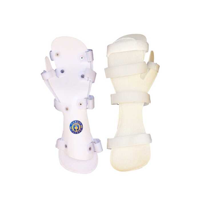 Tala De PVC Para Punho, Mãos E Dedos (Direito) - Ortho Pauher  