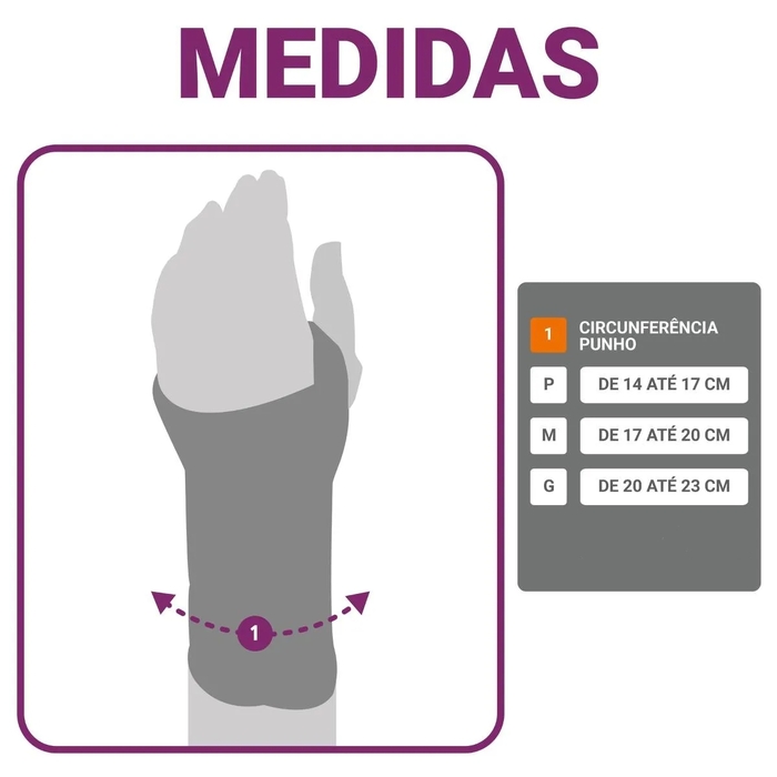 Órtese Longa Comfort Air Com Polegar (Esquerdo) - Hidrolight