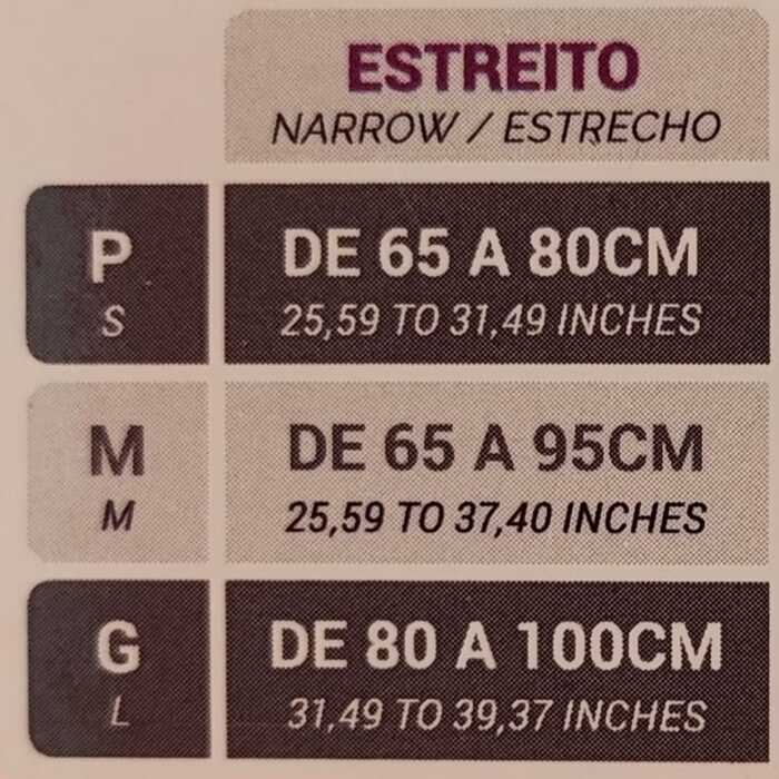 Corretor Postural Model (Estreito) - Hidrolight 