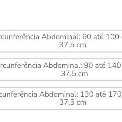 Faixa Elástica Para Colostomia (3 Painéis) - Hidrolight 