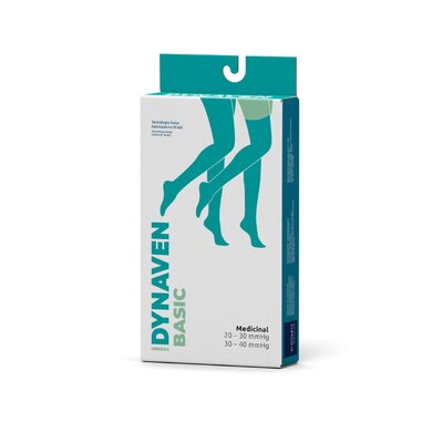 Meia De Compressão - Sigvaris 20-30 mmhg (Média Compressão) Dynaven Basic - Panturrilha 3/4 - Ponteira Aberta 