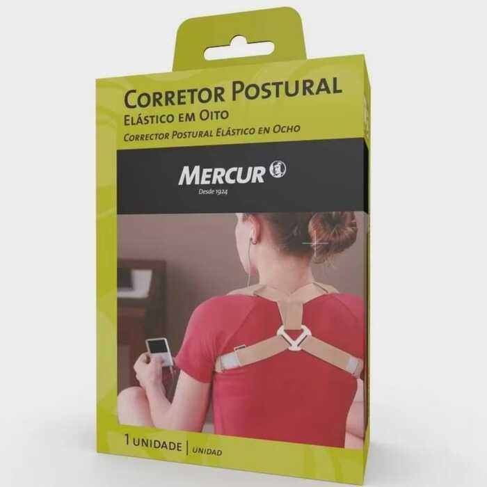 Corretor Postural Elástico Em Oito - Mercur 