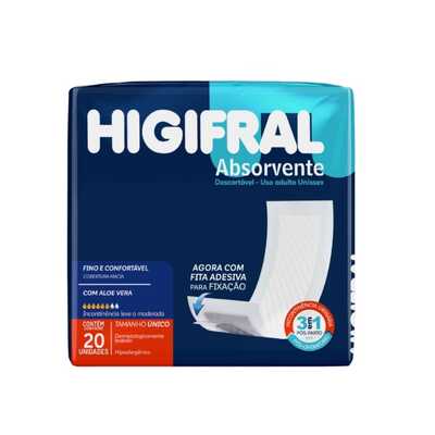 Absorvente Descartável Adulto Unissex - Higifral 