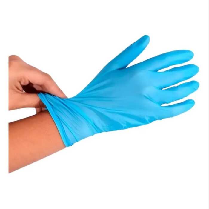 Luvas Nitrílicas Azul Sem Pó - Descarpack 