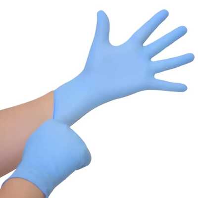 Luvas Nitrílicas Azul Sem Pó - Medix 