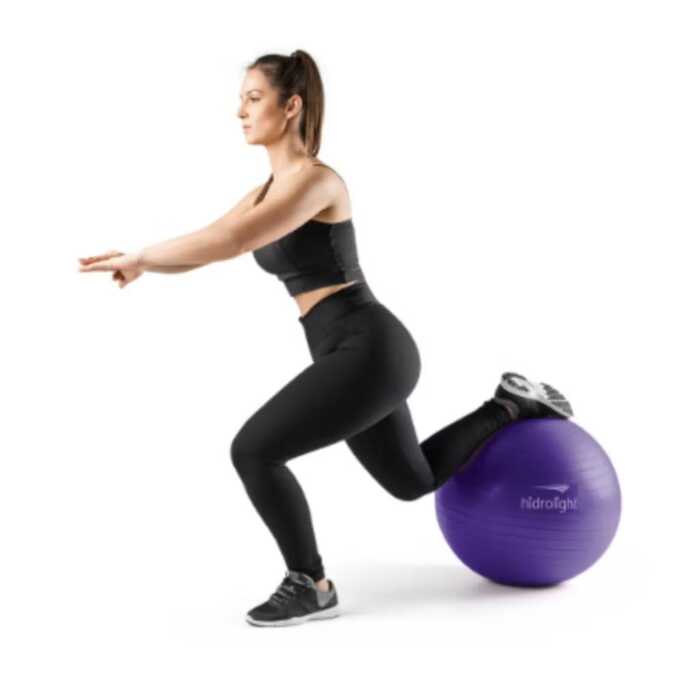 Bola de Exercícios 45 cm (Violeta) - Hidrolight 