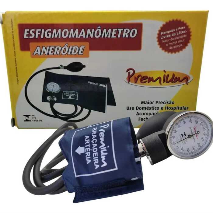 Esfigmomanômetro Infantil Aneróide (10-18cm) - Premium