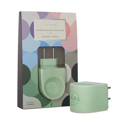 Aromatizador Elétrico Bivolt Verde - Via Aroma 