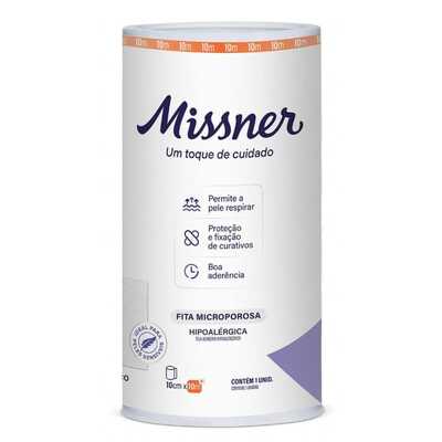 Fita Microporosa 10cm x 10m (Branco) - Missner
