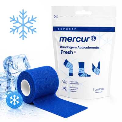 Bandagem Autoaderente Fresh 7,5cm x 3,2m - Mercur 