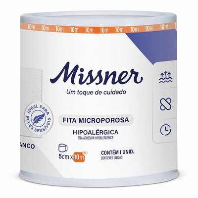 Fita Microporosa 5cm x 10m (Branco) - Missner